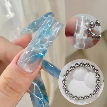 Runde magnetische Perlen-Nagelkunst, multifunktional, leistungsstarke Magnetwürfel, Steine für Wasserwelle