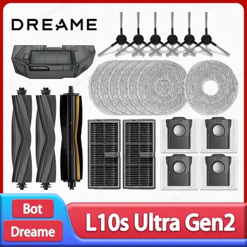 Dreame L10s Ultra Gen2 / L30s Ultra Roboter Staubsauger Zubehör Hauptseitenbürste Mopptuch Hepa-Filter