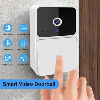 Drahtlose WiFi-Video-Türklingel für die Sicherheit zu Hause - HD-Kamera, Nachtsicht