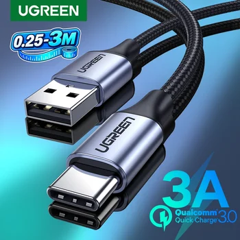 Ugreen 3a USB Typ C Kabel für Realme Xiaomi Samsung S21 Schnell ladekabel USB-C Ladegerät Datenkabel für iPad