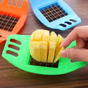Edelstahl Gemüse Kartoffel Slicer Cutter Chopper Chips, Der Werkzeug Kartoffel Schneiden Pommes Werkzeug Küche