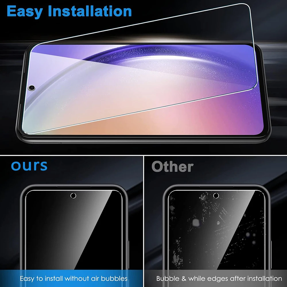 5-1 Stück gehärtetes Glas für Samsung Galaxy A12 A22 A32 A42 – Bild 4