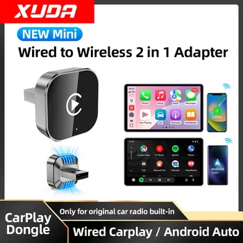 XUDA Carplay Android Auto Wireless Adapter Smart AI Box Auto OEM Kabelgebundenes Android Auto zu Kabellosem