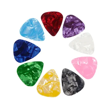 Gitarre Picks Plektrum Mediator Celluloid Elektrische Glatte Gitarre Picks Bass Akustische (10 Stück)
