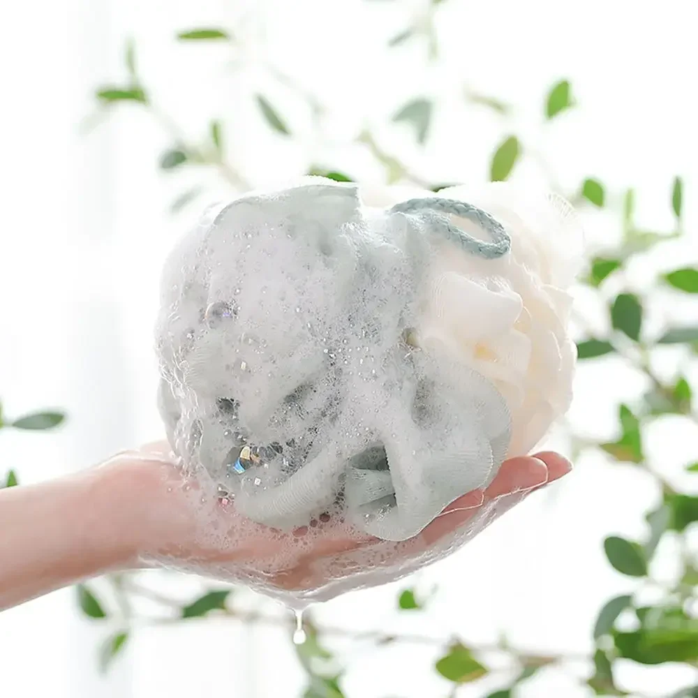 Weiche Dusche Mesh Schäumen Schwamm Körper Peeling Peeling – Bild 5