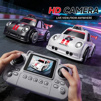 C6 RC Drift-Auto mit Dual-Modus-Lichtern, Soundkamera, Bildschirmsteuerung, Auto, intelligente Induktion