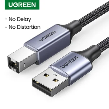 Ugreen USB-Druckerkabel USB Typ B Stecker auf A Stecker USB 2.0 Kabel für Canon Epson HP ZJiang
