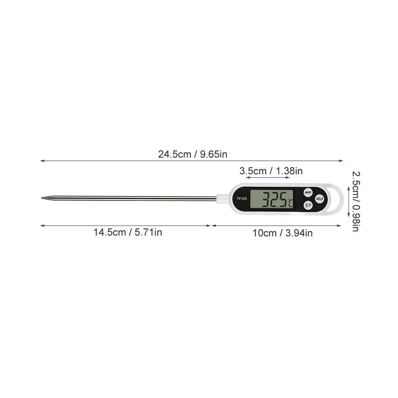 Lebensmittelthermometer TP300 Digitales Küchenthermometer zum – Bild 6