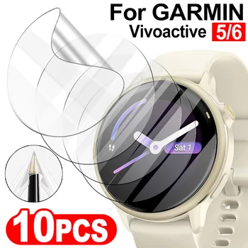 TPU-Hydrogel-Displayschutzfolien für Garmin Vivoactive 6 5 HD, kratzfeste Smartwatch-Schutzfolien