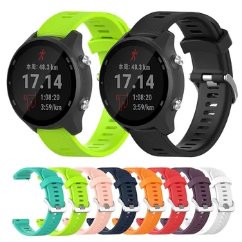 20 mm Silikonarmband für Garmin Forerunner 245 245M 645 Smart Watch Band Ersatzarmband für Garmin Vivoactive 5