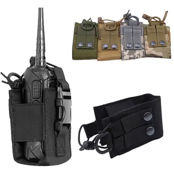 2025, taktische Funktasche, Jagd, Walkie, Talkie-Halter, Interphone, Hängetasche, Molle, Nylon, Magazintasche