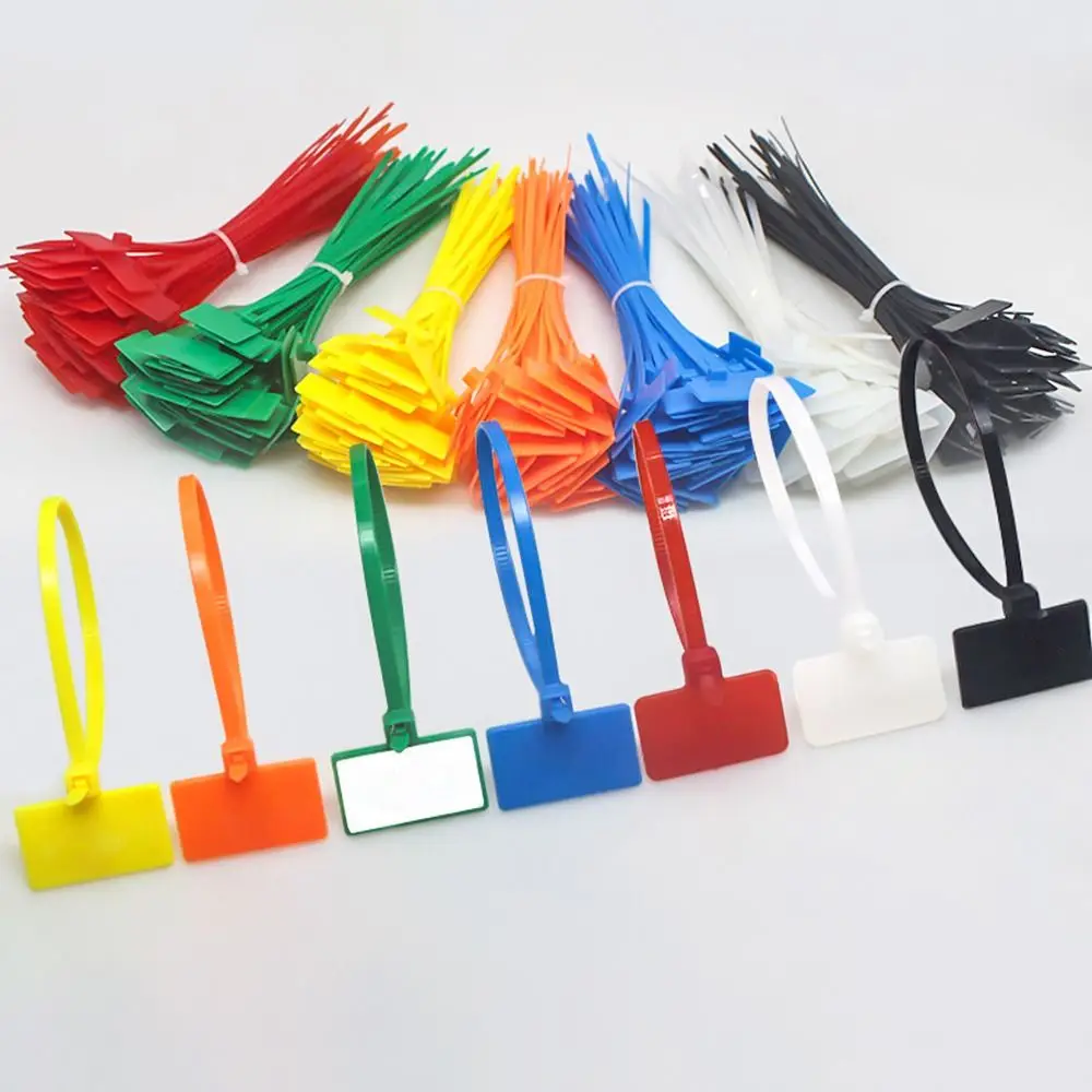 100 Stück bunte Nylon-Kabelbinder