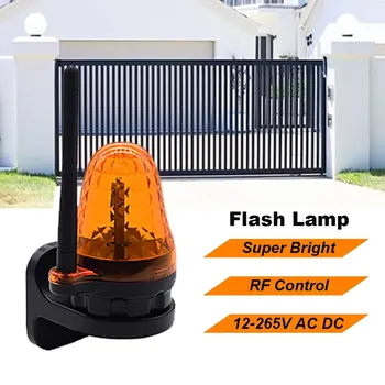 Universal 12V 24V 220V Außen LED-Signal Alarm leuchte Blitz Blinklicht Wand halterung Not warn lampe für Tor