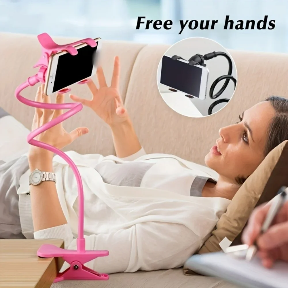 Universal Handy Halterung Clamp Nacht Desktop Lange Arm Faule – Bild 2