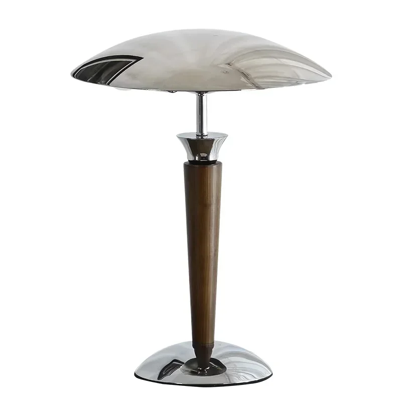 Holztischlampe Nordic Retro Industrial Style
