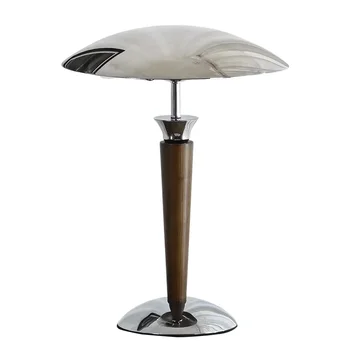Holztischlampe Nordic Retro Industrial Style Schreibtischleuchte Bauhaus Designer Mittelalter Arbeitszimmer