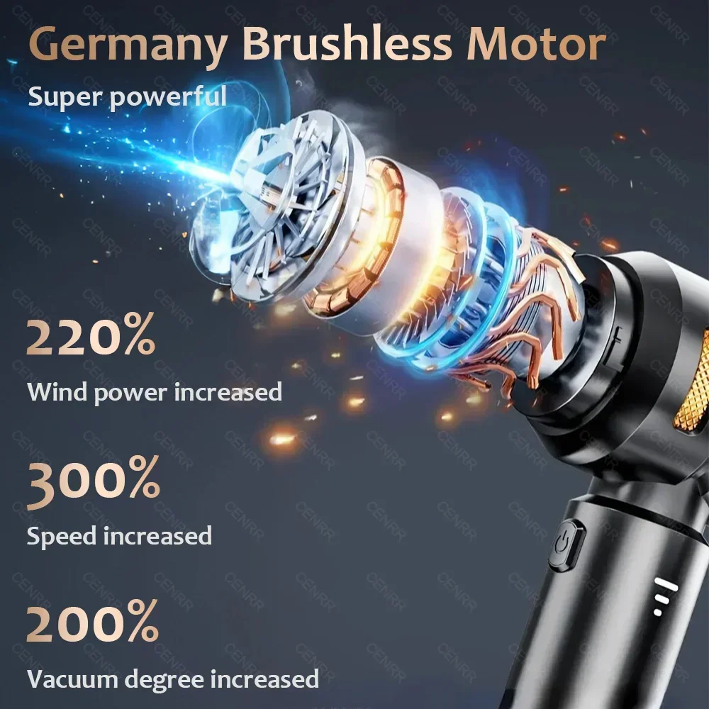 CENRR 998000 PA Auto Staubsauger Leistungsstarke Tragbare – Bild 3