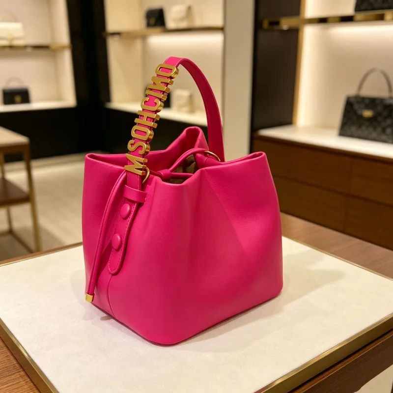 Damen-Wickeltasche Modische Einfarbige Schultertasche – Bild 3