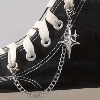 Sternanhänger für Schuhketten, dekorative Accessoires für Schuhe und Stiefel, geeignet (2 Stück)