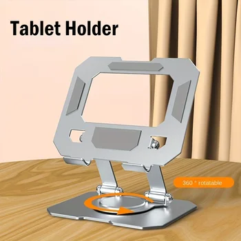 360 ° Drehbarer Tablet-Ständer, verstellbarer, faltbarer Desktop-Ständer, kompatibel mit 4,7-12 Zoll Ipad