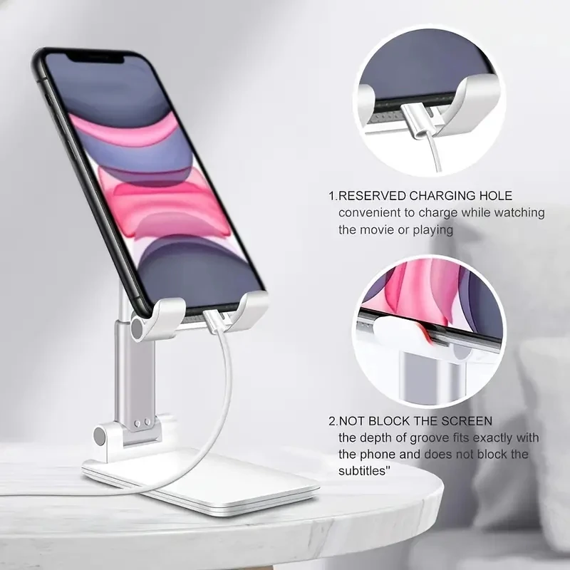 Schreibtisch Handy halter Ständer für iPhone iPad Xiaomi – Bild 3
