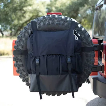 Auto Ersatzreifen Müllsack Werkzeug Aufbewahrungstasche Reserverad Hängetasche Wüste Off-Road Ersatzreifen