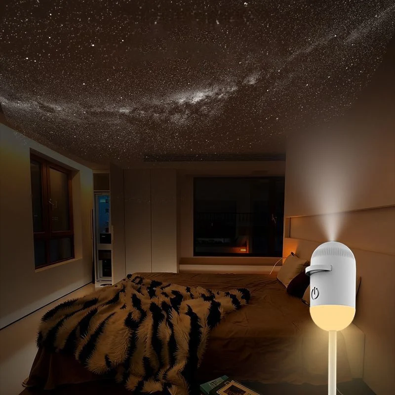 Mini-Galaxie-Sternprojektor, zwei in einem, Nachtlicht – Bild 4