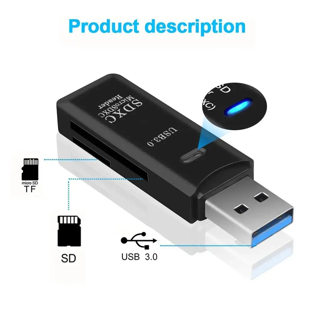 USB 3.0 Kartenleser 2-in-1 für microSD – Bild 5