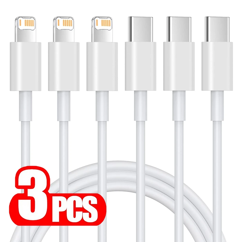 USB-C auf Lightning Kabel 35 W für iPhone, 3er-Set