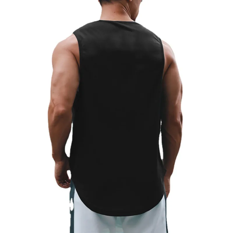 Sommer männer Gym Tank Top Fitness Training Kleidung Schnell – Bild 3