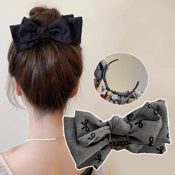 Retro Bogen Clip Elegante Hohe Pferdeschwanz Clip Nette Brötchen Haar Clip Süße Hochsteckfrisur Clip