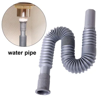 Universal Kunststoff Flexible Küche Becken Sieb Waschbecken Verlängerung Waschbecken Ablauf Schlauch Rohr