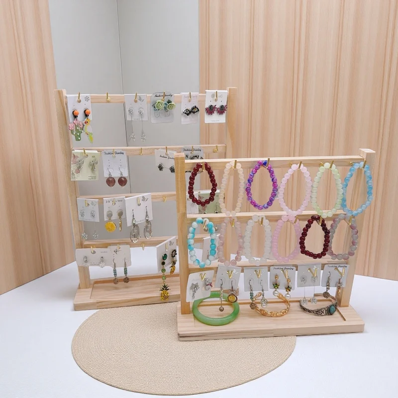 Halsketten Staffelei Schmuck Sammlung Rack Armband Display – Bild 6