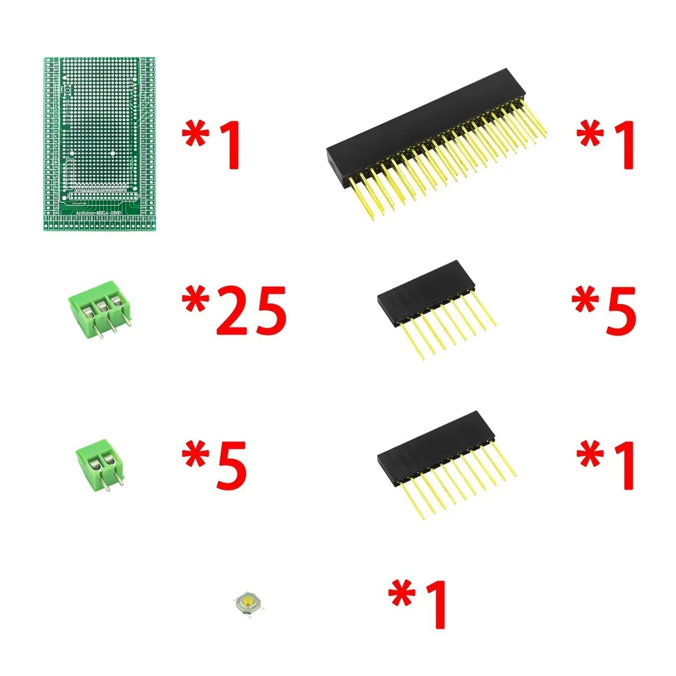 Kompatibel Mit MEGA2560 Doppel-side PCB Prototyp Schraube – Bild 6
