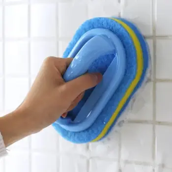 Multifunktionaler Reinigungsschwamm mit Griff für Küche, Bad, Fliesen, Glas, Badewanne, Fleckenentfernung