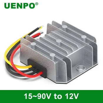 15V-90V zu 12V DC-Stromwandler 48V zu 12V Abwärtswandler-Modul 60V/72V zu 12V On-Board-Abwärtswandler 24V