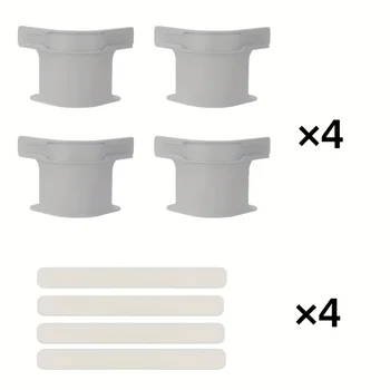 Set mit 4 Bettlakenhaltern - Multifunktionale Befestigungshalterungen, Sicher und Nadelfrei zur Verhinderung