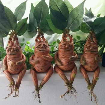 Mandrake Gras Harz Statue Landschaft Ornament Kunst Figur Handwerk für Outdoor Garten Hof Wohnzimmer