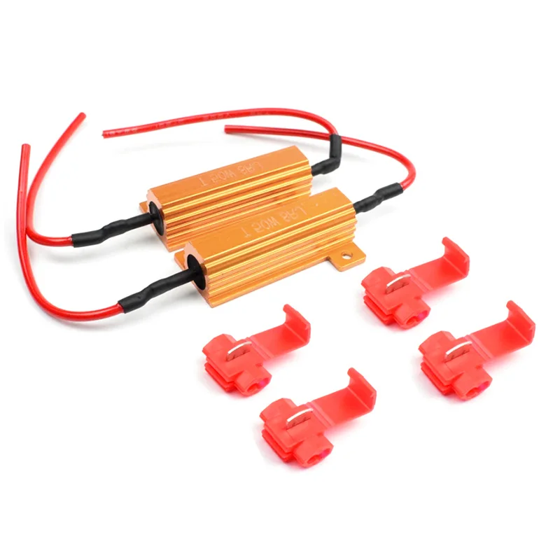 2 Stück 6Ohm 50W Last widerstand Canbus Anti-Blink-Decoder – Bild 3