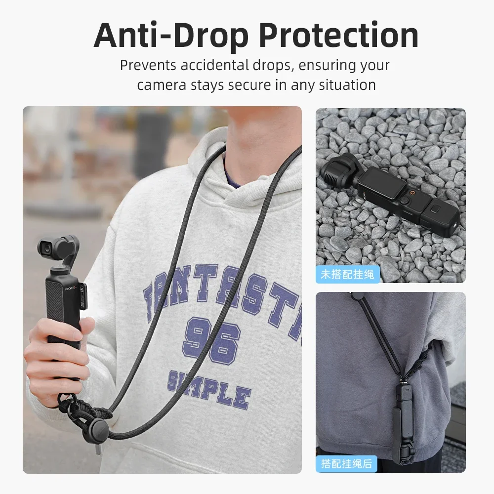 Kamera-Trageriemen für DJI Pocket 3/4/Action 5 Pro/Insta360 – Bild 2