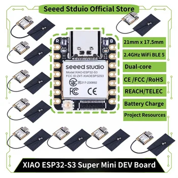 ESP32S3 Mini-Entwicklungsboards Seeed Studio XIAO esp32 s3 Arduino MicroPython Dev Board 240MHz (10 Stück)