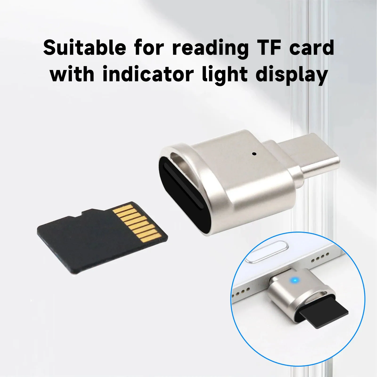 Mini Typ-C USB 3.0 zu SD Micro SD TF Kartenleser – Bild 2