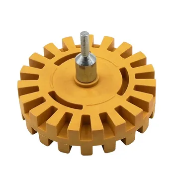 100 mm 4 Zoll Auto-Radiergummi, glatt, Bohrmaschine, Adapter, Aufkleber, Entfernung, Farbe, Reparatur, Gummi