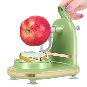 Manueller Apfelschäler, multifunktionaler Kartoffel-Obst-Äpelschäler, Edelstahlklingen, Gadgets