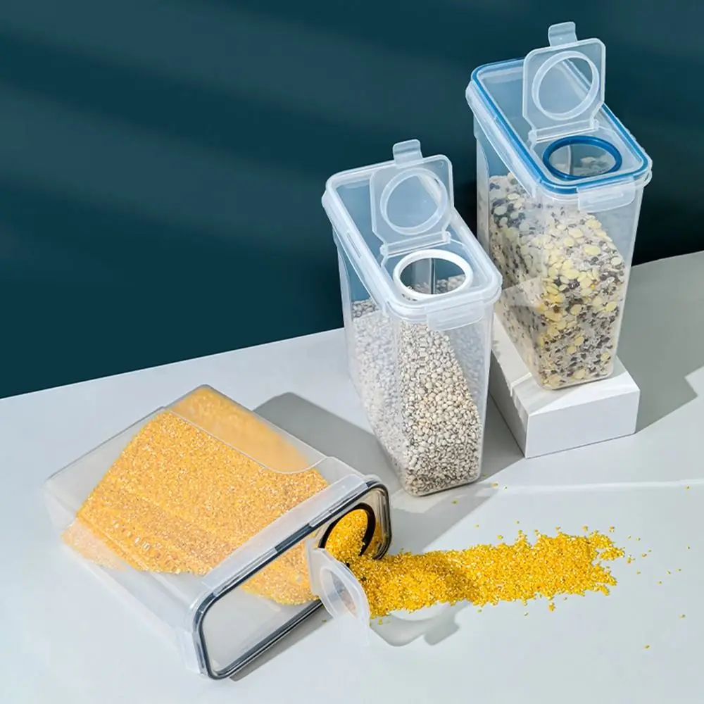 Transparenter Kunststoff-Müsli-Aufbewahrungsbehälter – Bild 3