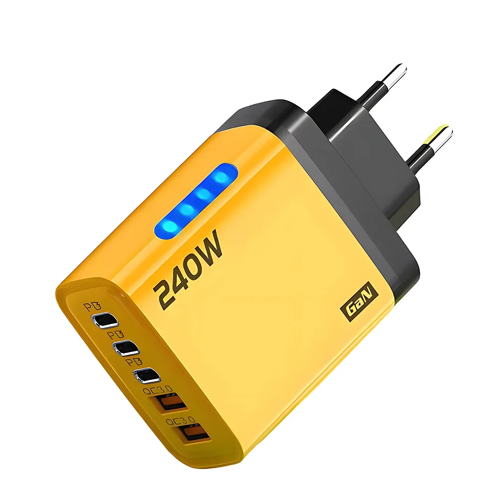 5 Ports USB C PD Ladegerät Quick Charge 3.0 Typ C USB Telefon – Bild 5