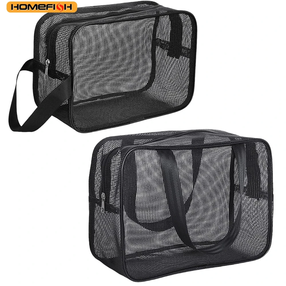 HOMEFISH Netz-Duschorganizer Kosmetiktasche Multifunktionale – Bild 2