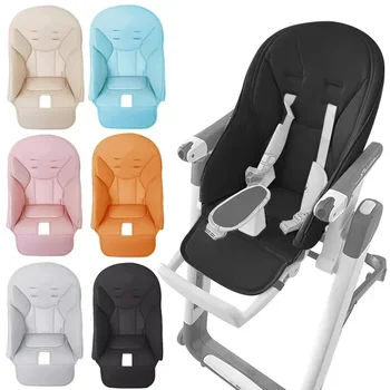 Kinderwagen Leder kissen Baby Esszimmers tuhl Lederbezug Pu Composite Schwamm kissen Baby bezug Stuhl Sitz