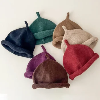 Kinder Winter Hüte für Neugeborene Jungen Häkeln Motorhaube Kleinkind Mädchen Kappe Kinder Baby Fotografie