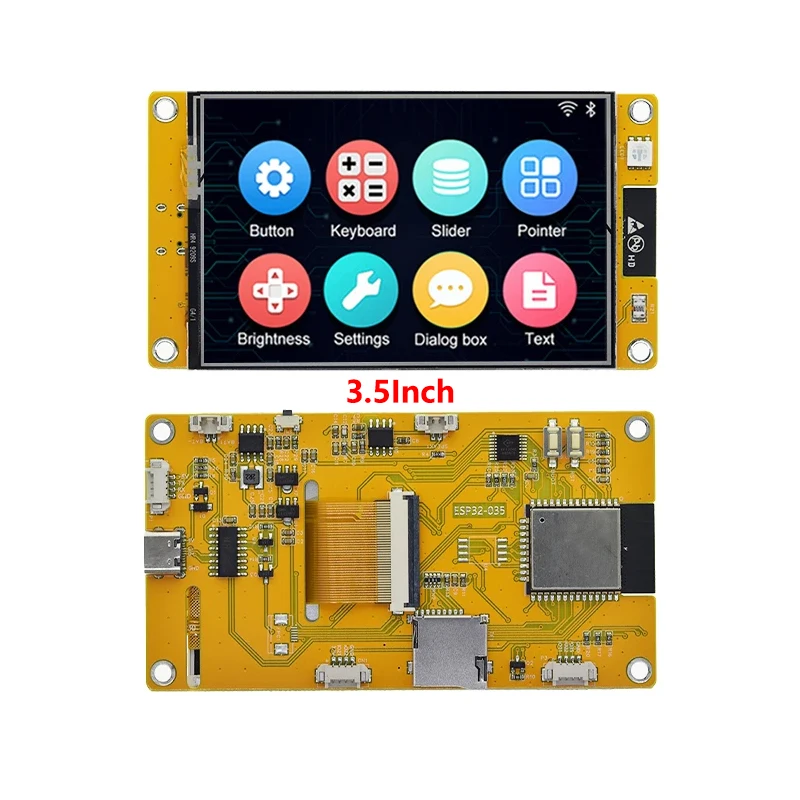 ESP32 Smart Display 2,4–3,5 Zoll TFT mit Touch, LVGL, 240×320 – Bild 6